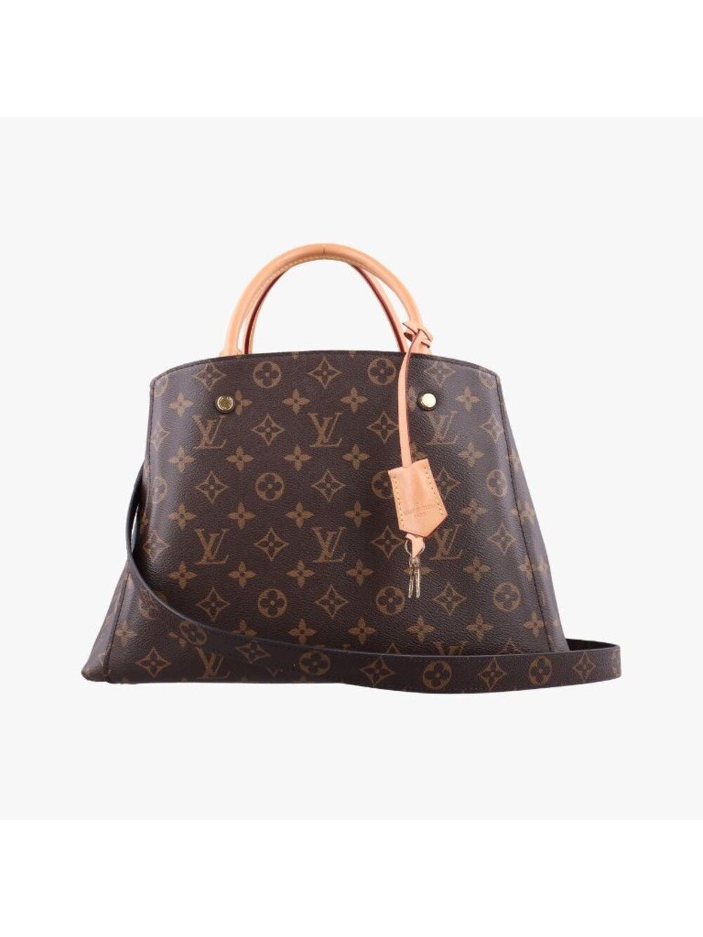 Louis Vuitton Montaigne MM Monogram Brown Canvas Shoulder Bag